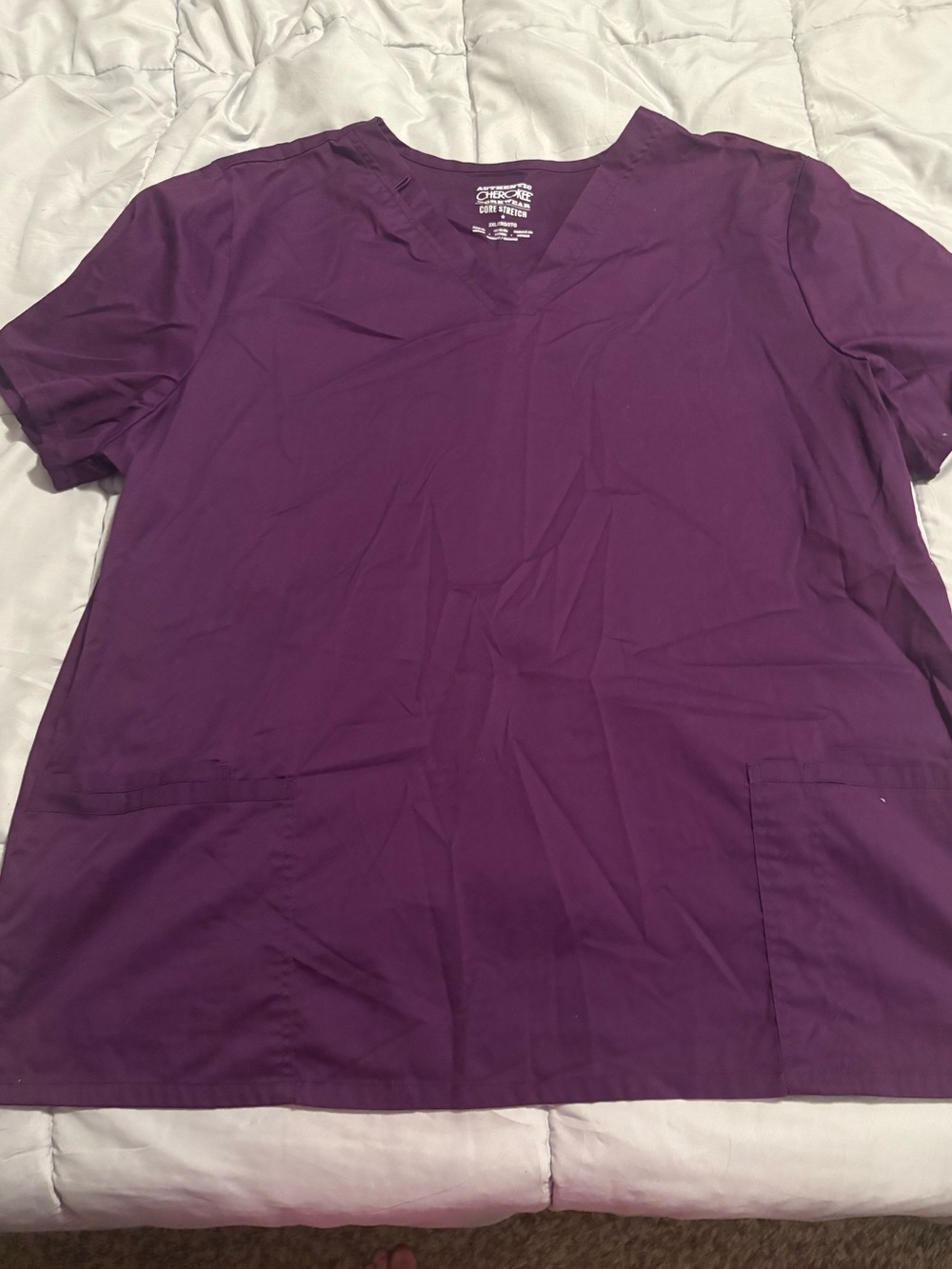 Women’s Plus Size Scrub Top Lot – 8 Tops – Size 2X/2XL